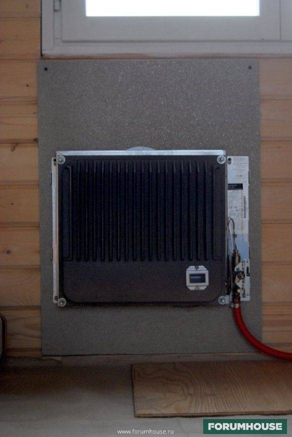 Installation des Gaskonvektors zum Selbermachen und Funktionsprinzip des Geräts