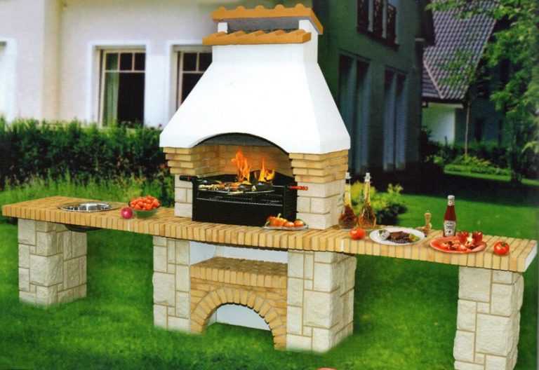 Outdoor-Grillofen zum Selbermachen: Diagramme, Zeichnungen, Schritt-für-Schritt-Anleitungen