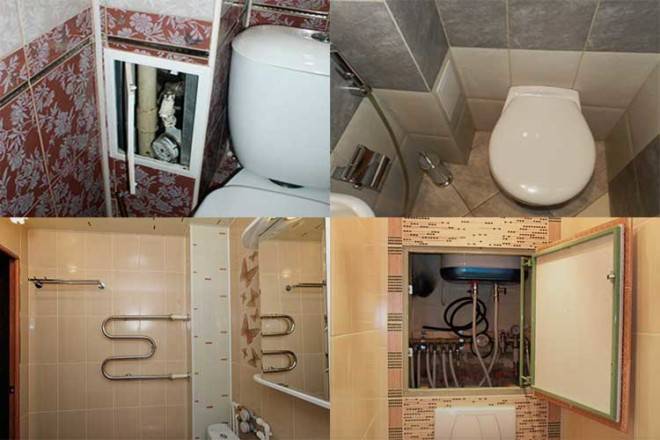 So schließen Sie die Rohre in der Toilette: Die besten Möglichkeiten zum Umhüllen und Verstecken