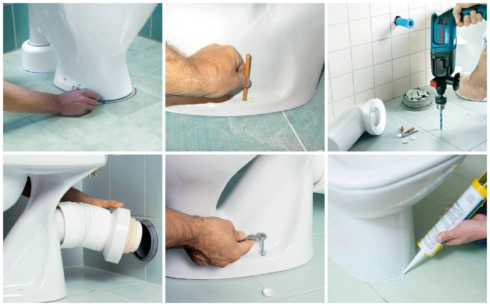 So schließen Sie die Toilette an den Abwasserkanal an: Installations- und Installationsdiagramme