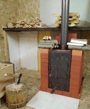 Ziegelbauchofen zum Selbermachen: Schritt-für-Schritt-Anleitung, Mauerwerksschema, Foto