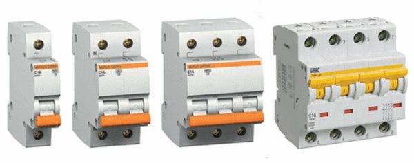 Auswahl eines Leistungsschalters: Arten und Eigenschaften elektrischer Maschinen