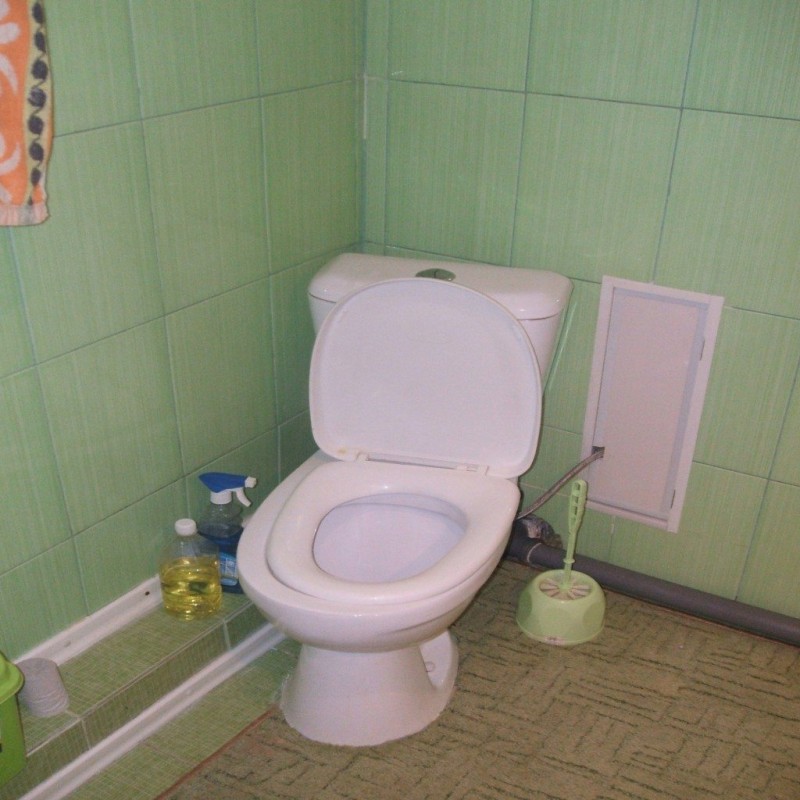 Overførsel af toilettet fra stigrøret til et andet sted: når design er vigtigere end alt andet