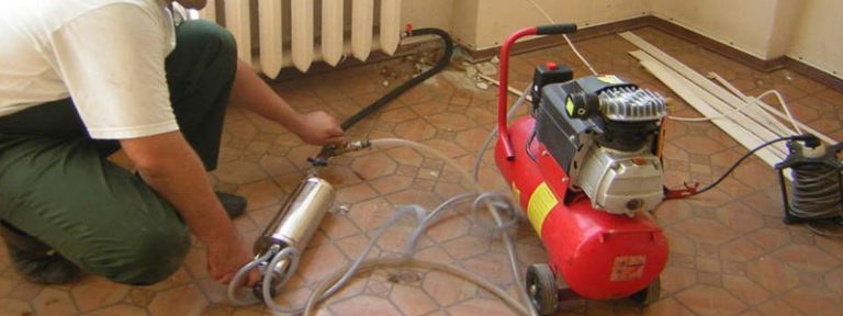 Hydropneumatisches Spülen von Heizungsanlagen, Anleitung | Haus- und Wohnungsheizung