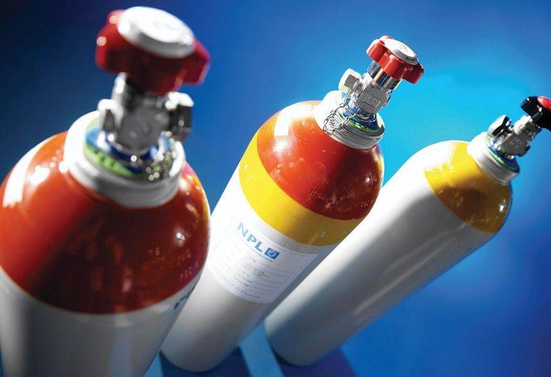 Typer af gasflasker: komplet klassificering + analyse af markeringer