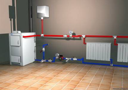 Enkeltrørs varmesystem i et privat hus: ordninger + oversigt over fordele og ulemper