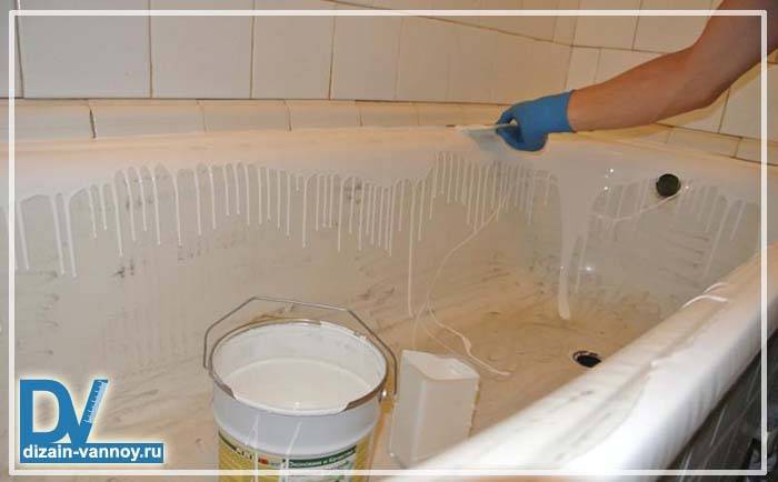 Gør-det-selv bademaling med epoxyemalje og flydende akryl