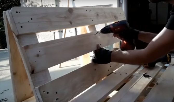 DIY møbler fra paller: de bedste ideer + trin-for-trin monteringsvejledning