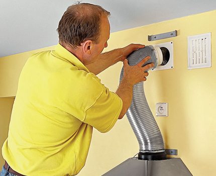 Hætteadaptere: Sådan vælger og installerer du et bølgepaprør til ventilation