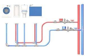 Installation af et vandforsyningssystem fra polypropylenrør: typiske ledningsdiagrammer + installationsfunktioner