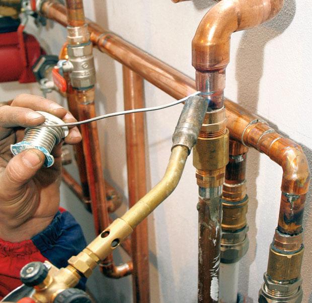 Kupferrohre: mechanische Verbindungen ohne Löten - zetsila
