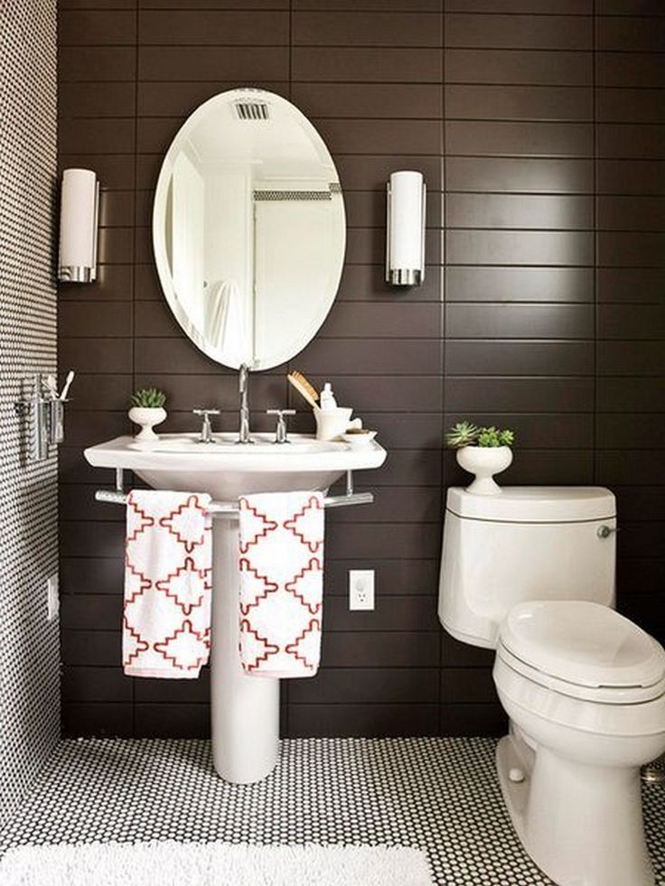 100 große Ideen für eine kleine Toilette: Fotodesign