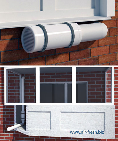 Isolierung eines Balkons mit einer hinterlüfteten Verbundfassade, Abluft und Belüftung auf dem Balkon