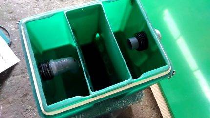 Do-it-yourself-Installation von Fettabscheidern