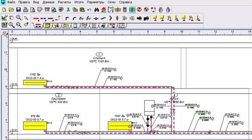 Hydraulisk beregning af et privat husvarmesystem - beregningsprocedure + oversigt over nyttige programmer