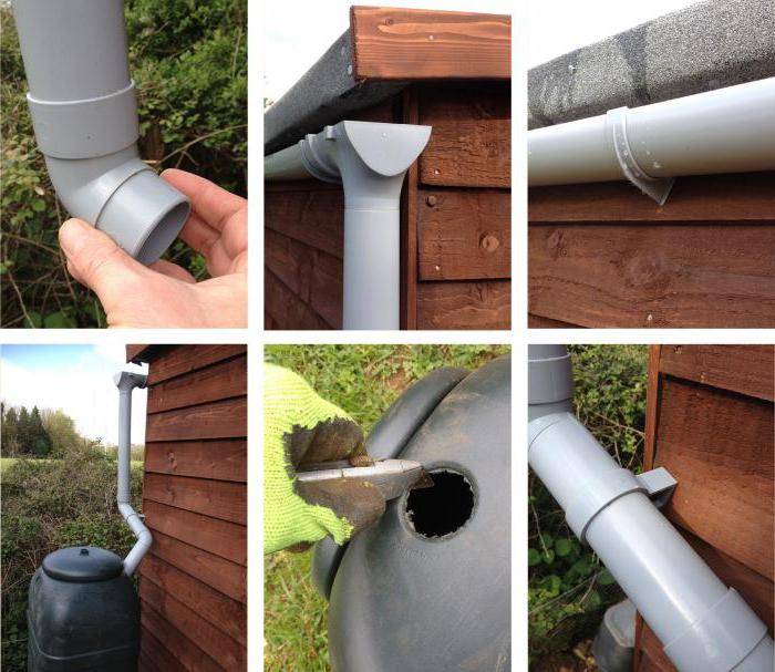 Hausgemachte Dachrinnen zum Selbermachen: Wie man aus Abwasserrohren, Plastikflaschen, Holz und Profilen ein Entwässerungssystem herstellt