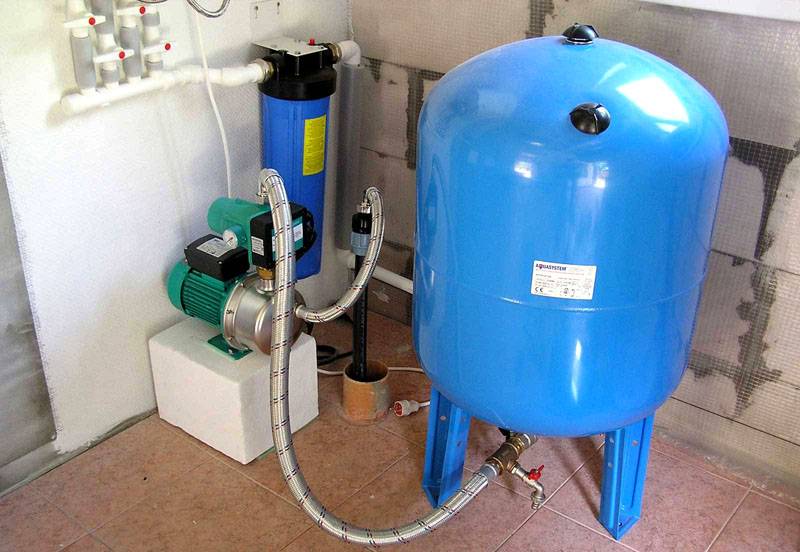 Ausdehnungsgefäß im Wasserversorgungssystem: Typen und Typen, Funktionsprinzip