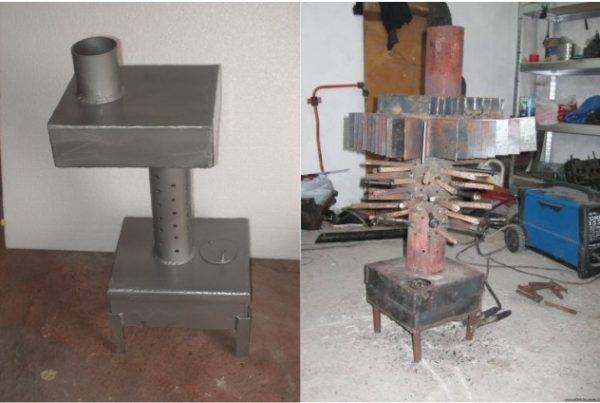 Selbstmontage des Ofens zum Testen