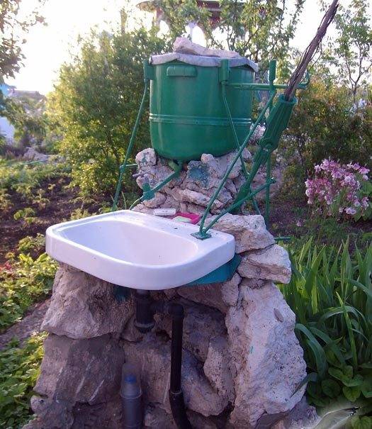 Do-it-yourself-Waschbecken auf dem Land: Wie und woraus zu machen
