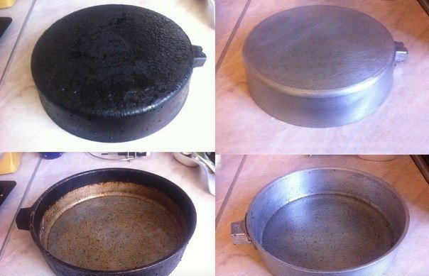 So reinigen Sie die Pfanne zu Hause von Ruß, Rost und Fett