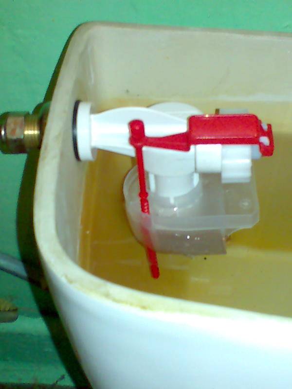 Installation, Austausch und Reparatur von Schwimmern für die Toilette