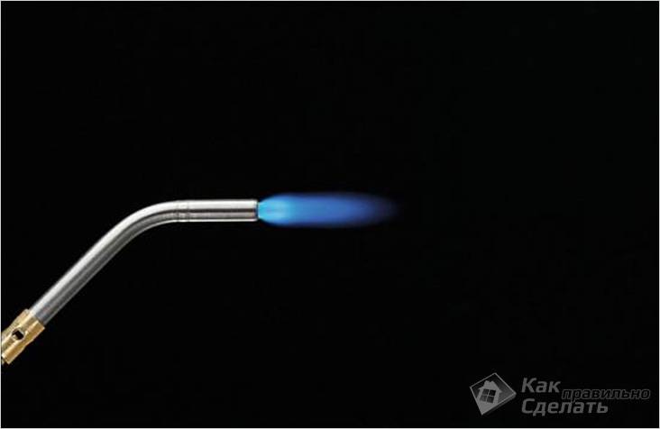 Injektionsgasbrænder til smedning af horn med sine hænder: fremstillingsvejledning
