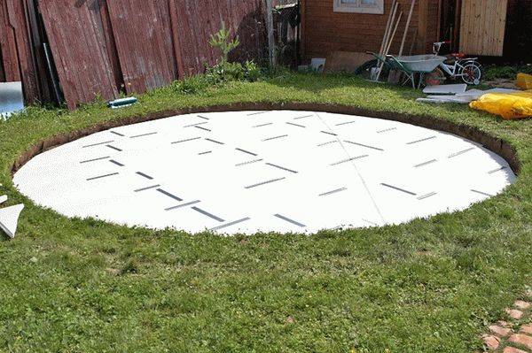 Wie man mit eigenen Händen einen Rahmenpool auf dem Land baut
