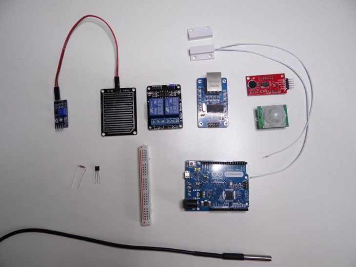 Smart hjem baseret på Arduino-controllere: design og organisering af kontrolleret rum