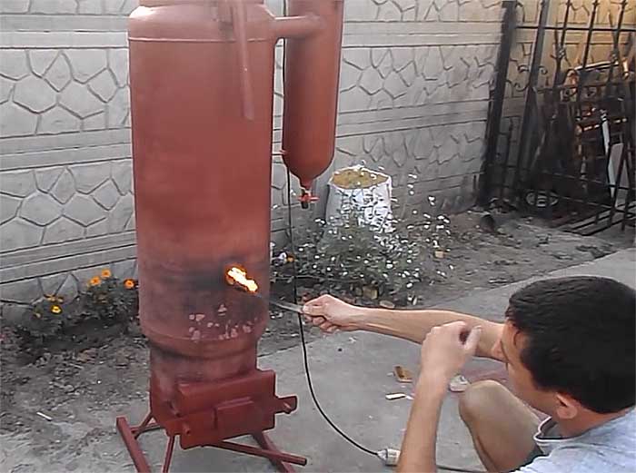 Træfyret gasgenerator til opvarmning af hjemmet: design og konstruktion med vores egne hænder
