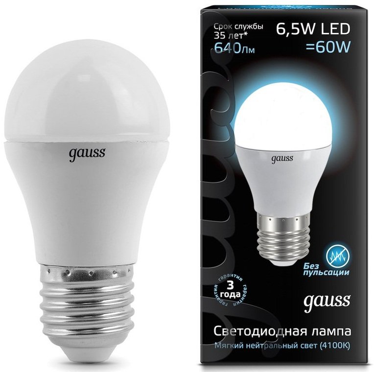 Gauss-LED-Lampen: Gerätebesonderheiten und Auswahltipps - Punkt j