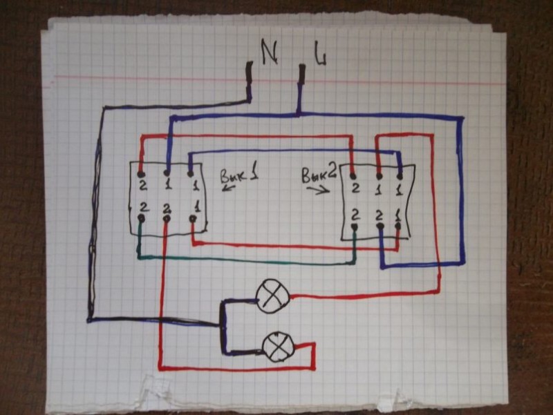 Krydskontakt: formål og enhed + ledningsdiagram og installation