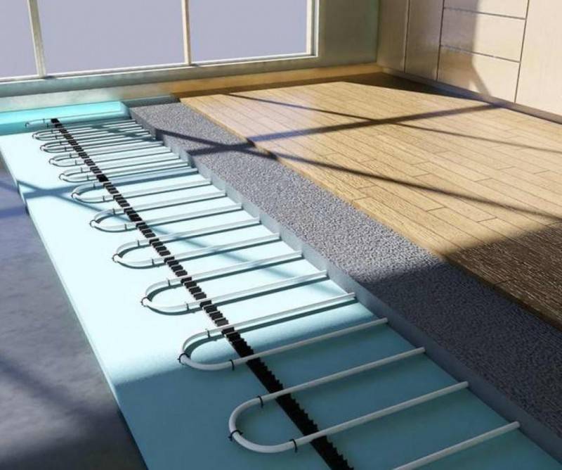 Untergrund unter einem wasserbeheizten Fußboden: Typen, Merkmale der Wahl, Verlegeregeln