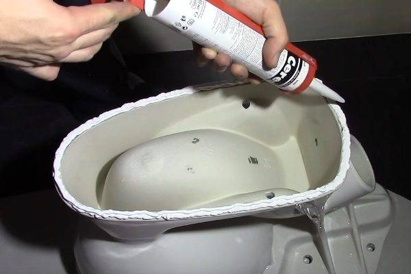 Sådan repareres en revne på toiletcisternen