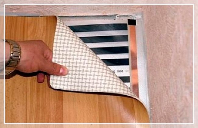 Richtiges Verlegen von Linoleum auf einem Betonboden