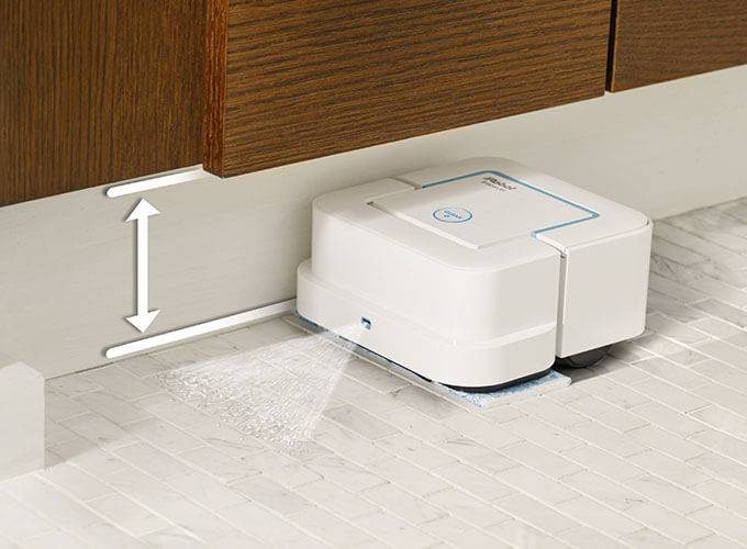 Überprüfung des Roboterstaubsaugers Irobot Braava Jet 240: ein kleiner, aber sehr leistungsfähiger Polierer