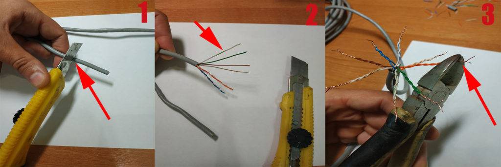 Twisted-Pair-Verbindung: Verlängerung und Reparatur