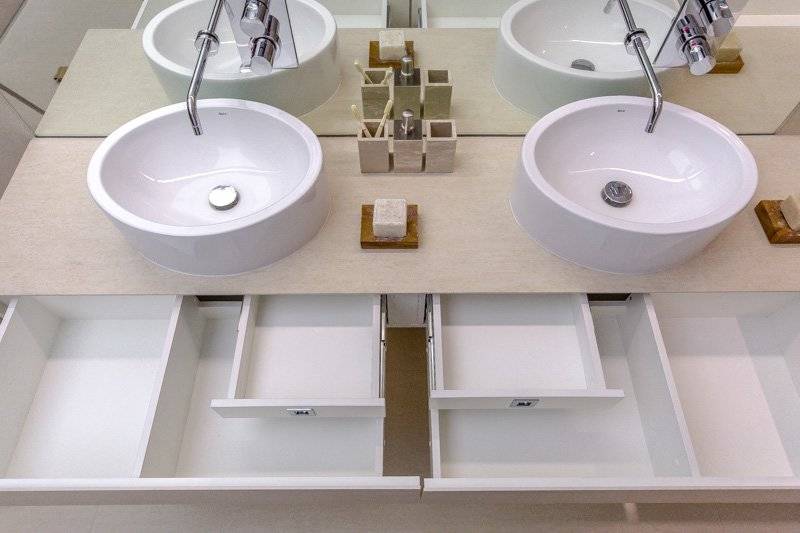 In welcher Höhe soll das Waschbecken im Badezimmer installiert werden?