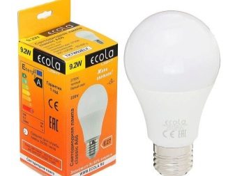 Ecola LED-lamper (Ecola): linjeoversigt, fordele og ulemper, forbrugeranmeldelser