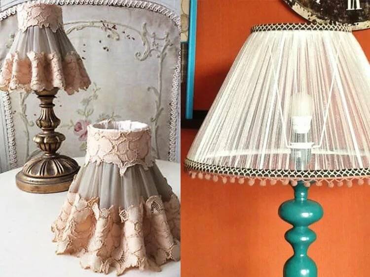 Lampenschirm zum Selbermachen für einen Kronleuchter - die besten Ideen und Möglichkeiten, wie man eine stilvolle und schöne Deckenlampe oder einen Lampenschirm herstellt (95 Fotos + Video)