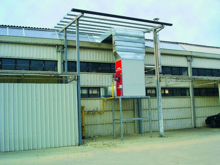 Gas-Heißluftpistole zum Heizen, Bauen und Reparieren