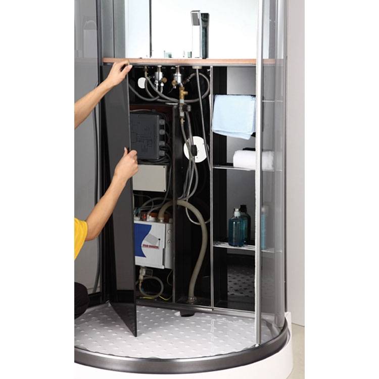 So wählen und installieren Sie einen Dampfgenerator für eine Duschkabine