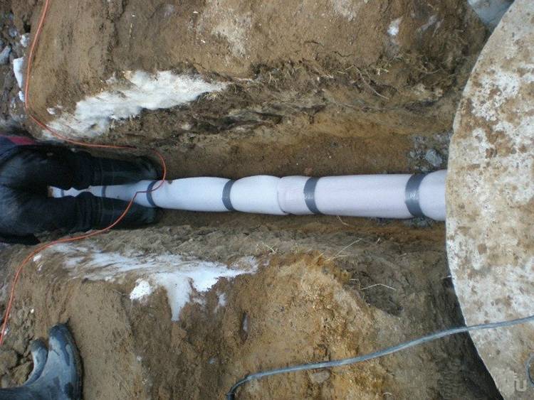 Isolierung von Wasserleitungen im Boden: Regeln für die Wärmedämmung von Außenabzweigungen