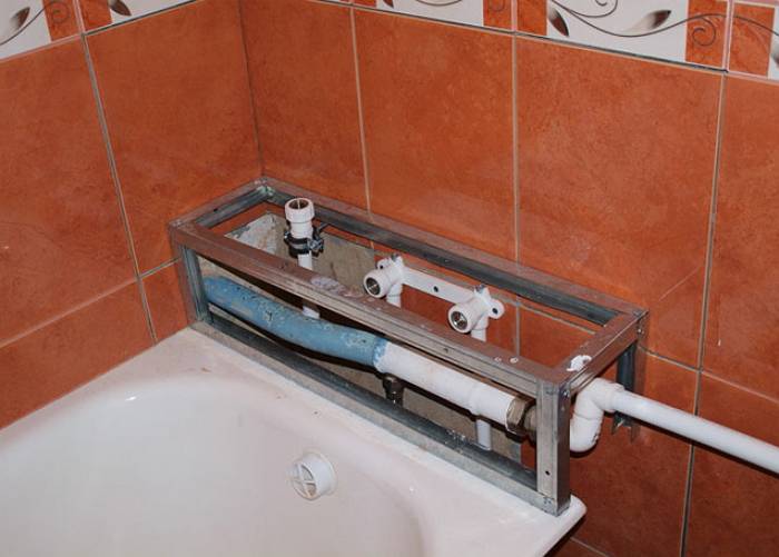 So verstecken Sie Rohre im Badezimmer - Installation von Kommunikation und ein Überblick über die besten Ideen für die Verwendung von Rohren im Badezimmer (80 Fotos + Video)