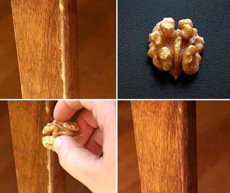 Chips an Möbeln: Wie repariert man Schäden - Kratzer, Schrammen - an Holz oder Spanplatten?