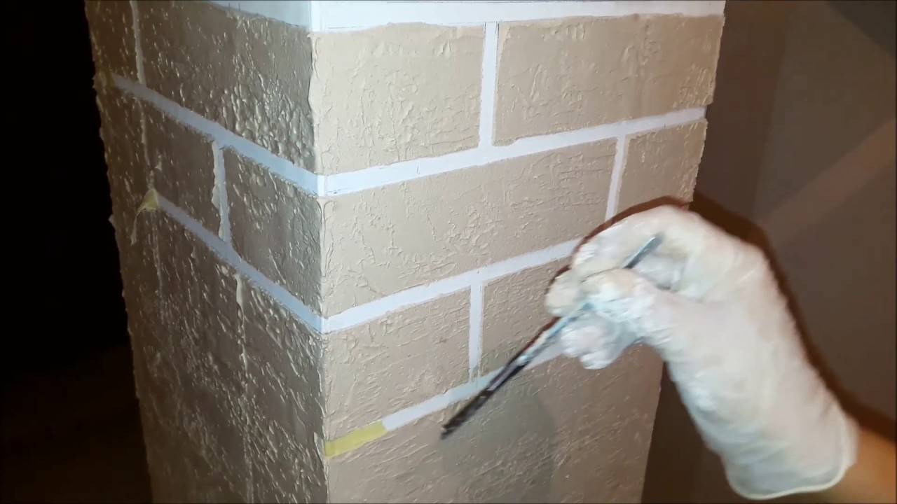 Wie macht man eine spektakuläre "Ziegelwand" aus Gips?