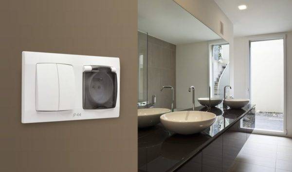 Installation af stikkontakter i badeværelset: sikkerhedsstandarder + monteringsvejledning