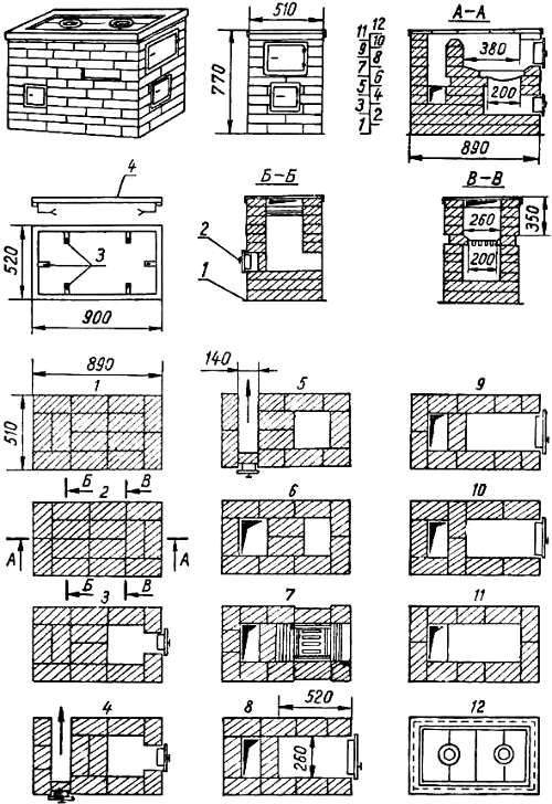 Öfen mit eigenen Händen verlegen: eine detaillierte Anleitung, Diagramme und Anweisungen + Fotos