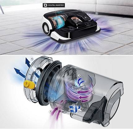 Überprüfung der Waschstaubsauger von Samsung: Merkmale der Markentechnologie, Vor- und Nachteile + beste Modelle