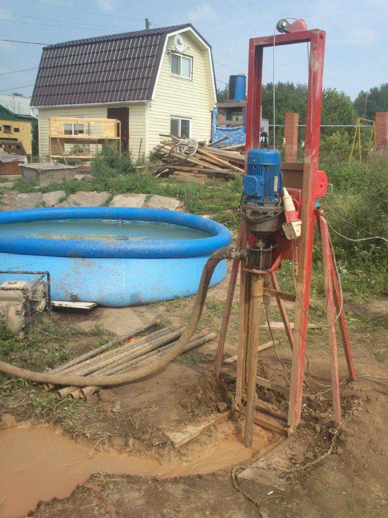Einen Brunnen für Wasser bohren: nützliche Tipps von Bohrern