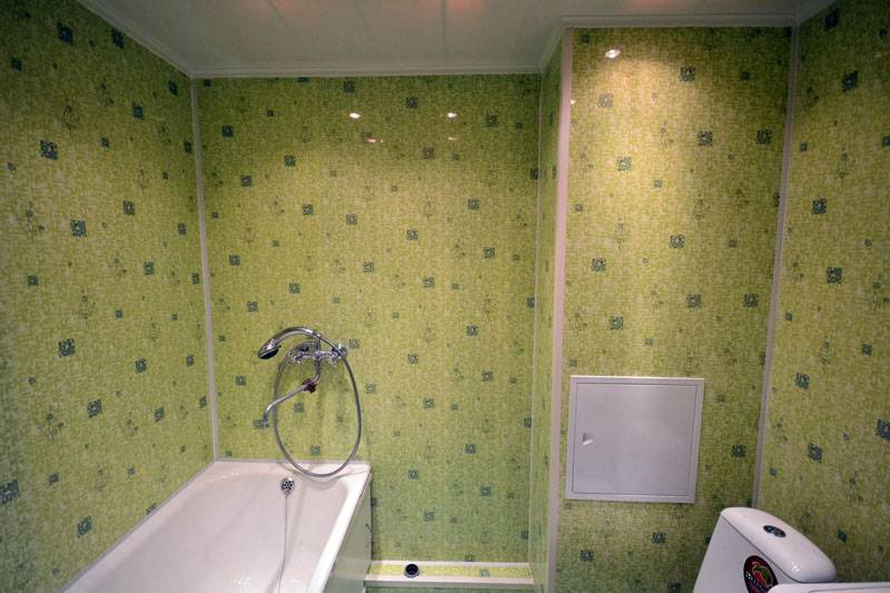 Die Toilette mit PVC-Platten fertigstellen: interessante Ideen (Foto)